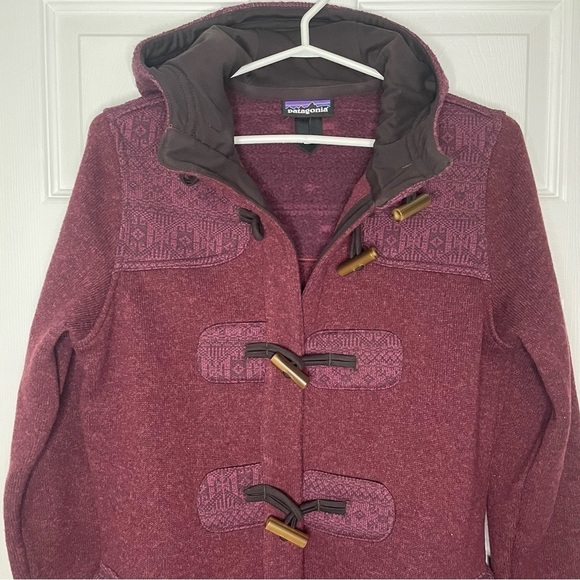Patagonia Better Sweater Icelandic Fleece Hooded Coat Jacket Medium - Picture 3 of 5